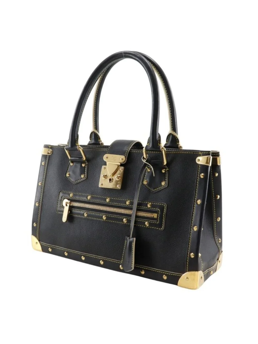 Louis Vuitton Faburo Suhali Goatskin Noir Black Tote